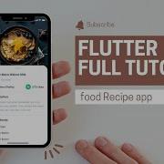 Flutter Food Recipe App Tutorial Full UI Design Flutter Tutorial For Beginners