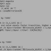 Batch Rainbow Matrix
