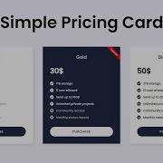 Responsive Pricing Card Design Using HTML CSS