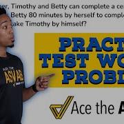 ASVAB Arithmetic Reasoning Practice Test Question Video Solution Combined Work Word Problem