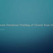 How To Automate Database Patching Of Oracle Base Database In OCI