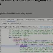 Logging Client Side Errors With Angularjs
