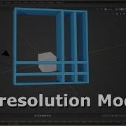 Multiresolution Modifier GER Blender 2 8