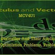 Calculus Vectors Chap 3 Session 8 Optimization Problem Solving MCV4U1 MCV4U Nelson Pascal Academy