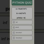 Python Quiz Challenge 2025 Can You Answer This Shorts Viral Trending Pythontips Coding Python