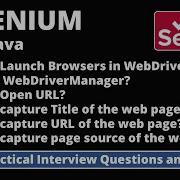 Part3 Selenium With Java Tutorial Practical Interview Questions And Answers Get Commands