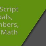 Globals And Numbers And Math Oh My