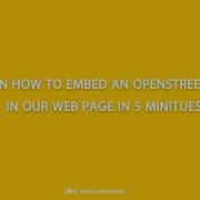 How To Embed An OpenStreetMap In Our Webpage In 5 Minutes