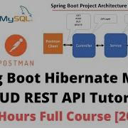 Spring Boot Hibernate MySQL CRUD REST API Tutorial Controller Service And DAO Layer Full Course