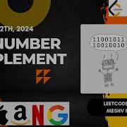 476 Number Complement Bit Manipulation Leetcode Daily Challenge Brute Force Optimal JAVA