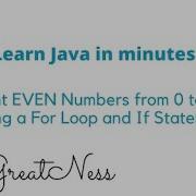 Java Programming Print EVEN Numbers From 0 To 20 Using A For Loop And If Statement Tutorial