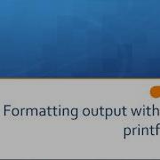 Lesson 6a Formatting Output With Printf