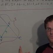 Triangle Midsegment Theorem Geometry