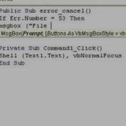TuT Visual Basic 6 Shell Function TuT