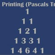 C Practical And Assignment Programs Printing Pascals Triangle