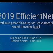 2019 EfficientNet Paper Summary
