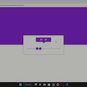 Double Range Html Css And Javascript