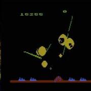 Missile Command Atari 8 Bit Home Computers CX80 Trak Ball 69325 Points
