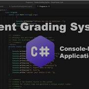 Console Student Grading System Application Using C Sharp