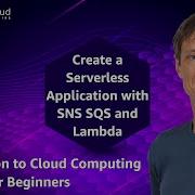 Создание бессерверного приложения с помощью SNS SQS и Lambda