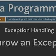 Learn Java Programming Rethrowing An Exception Tutorial