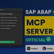 Official SAP ABAP MCP Server Setup In Eclipse ADT GitHub Copilot Agent Mode