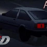 Initial D AMV Гонки Под Луной Russian Eurobeat
