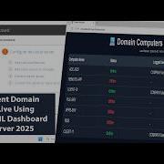 How To Monitor Current Domain Computers Live Using PowerShell HTML Dashboard Windows Server 2025