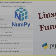 Python Numpy Tutorial 6 Linspace Function Np Linspace