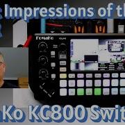 FoMaKo KC800 First Impression Of The 4K 2 In 1 Switcher PTZ Controller