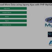 Load More Data Using Jquery Ajax With PHP MySQLi