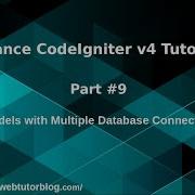 Расширенные уроки по фреймворку CodeIgniter 4 9 Модели с множественным подключением к базе данных