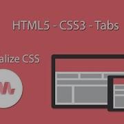 HTML5 CSS3 Material Design Materialize CSS 10 Tabs Basic