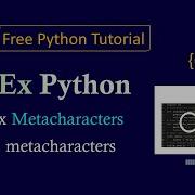 Regex In Python 07 Metacharacters In Python Python Tutorial For Beginners In Hindi