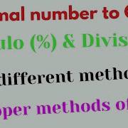 Convert Decimal Number Integer To Octal In Java Number System Problem