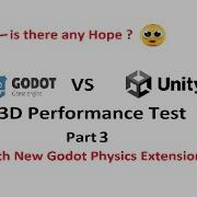 Godot 4 Vs Unity 3D Performance Test Part 3 With Godot 4 1 New Extension Godot Jolt Physics