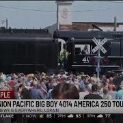 Тур паровоза Union Pacific Big Boy 4014 Америка 250