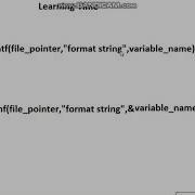 Fprintf And Fscanf Function In C Language Explain In Hindi