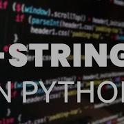 F Strings In Python Hindi