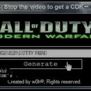 COD4 CDK Generator By W0h V 0 1 More Keys Faster Version