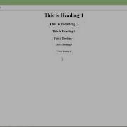 HTML Basic Tags