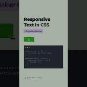 Responsive Text In CSS Webdev Webdesign