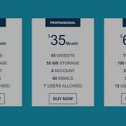Responsive Pricing Table Using HTML CSS