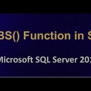 ABS Function In SQL