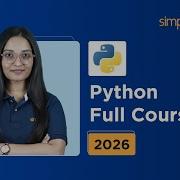 Python Full Course 2026 Python For Beginners Python Basics For Beginners 2026 Simplilearn