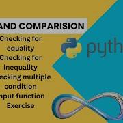 Mastering Python Comparison Operators And Input Functions