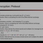 Cryptography6 Video 3 ElGamal Encryption