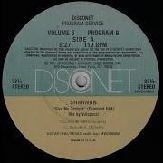 Disconet Volume 6 Program 9 Shannon Give Me Tonight Extended Edit 1984