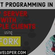 Multiple Client Server Program In C Using Fork Socket Programming