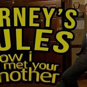 All Of Barney S Rules How I Met Your Mother